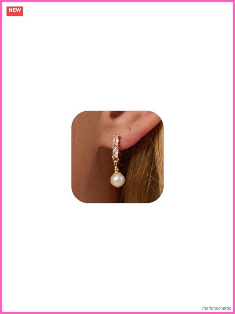 Gold Pearl Earrings for Women Wedding Bridesmaid Trendy Jewelry Gifts